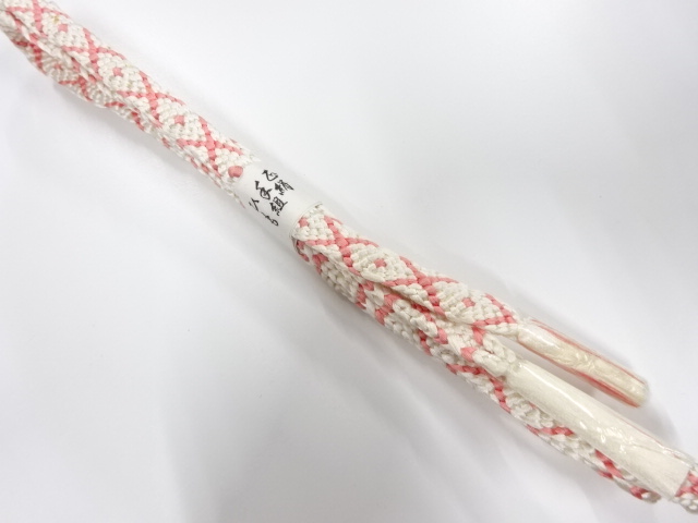 未使用品　正絹　手組帯締め